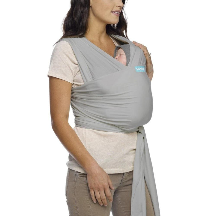 MOBY Wrap Classic (Stone Grey)-Gear-MOBY-010969 ST-babyandme.ca