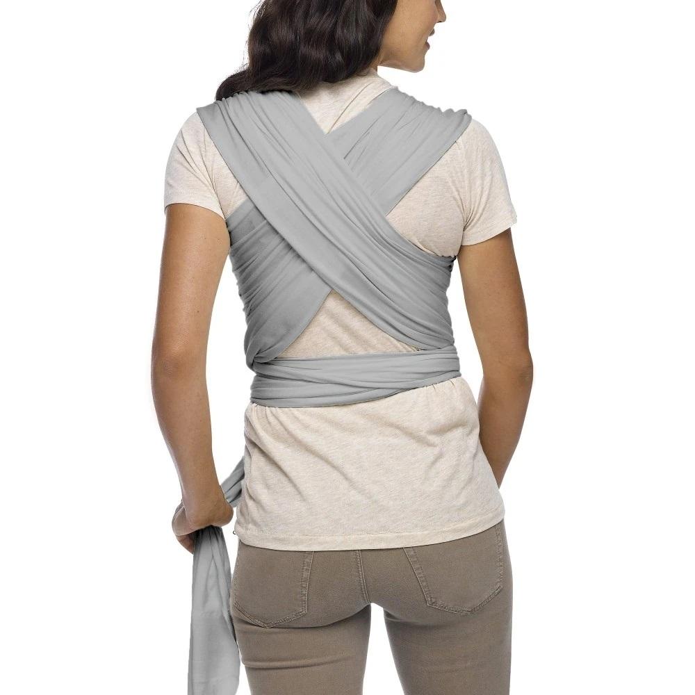 MOBY Wrap Classic (Stone Grey)-Gear-MOBY-010969 ST-babyandme.ca