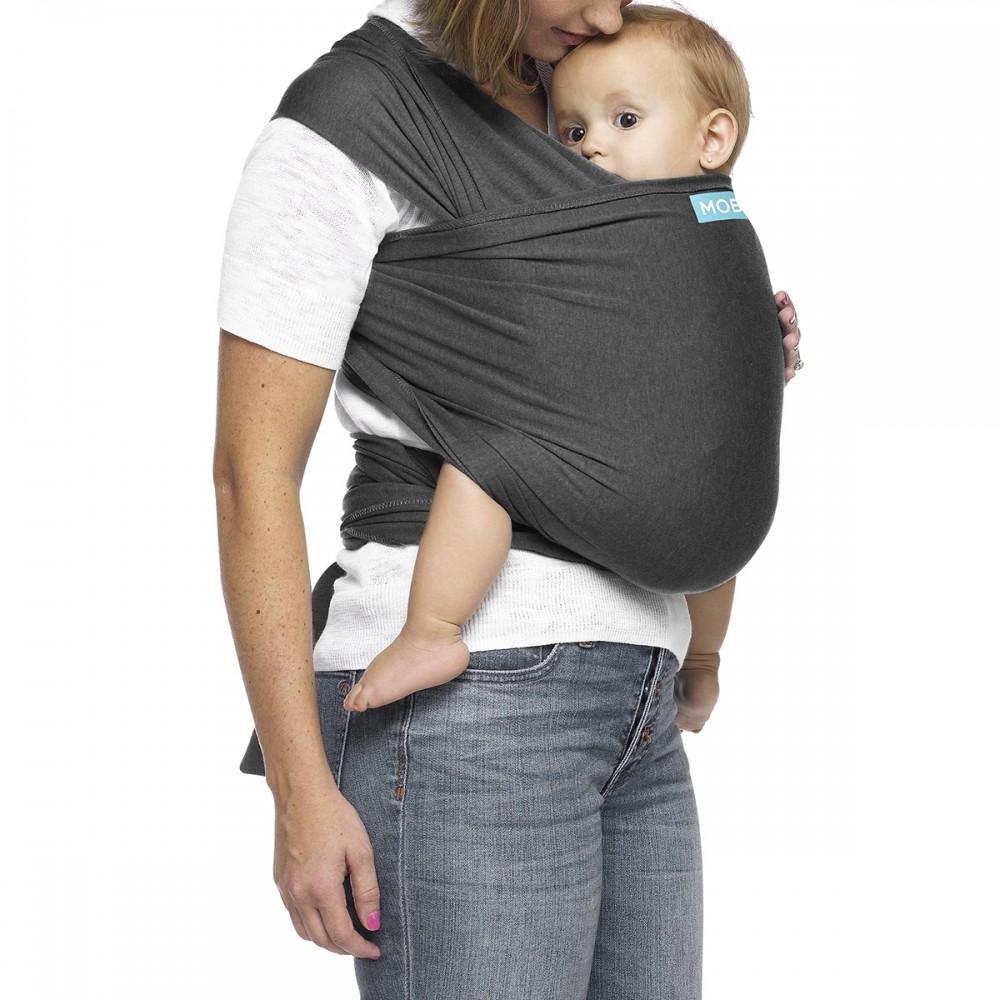 MOBY Wrap Evolution (Charcoal)-Gear-MOBY-024810 CR-babyandme.ca