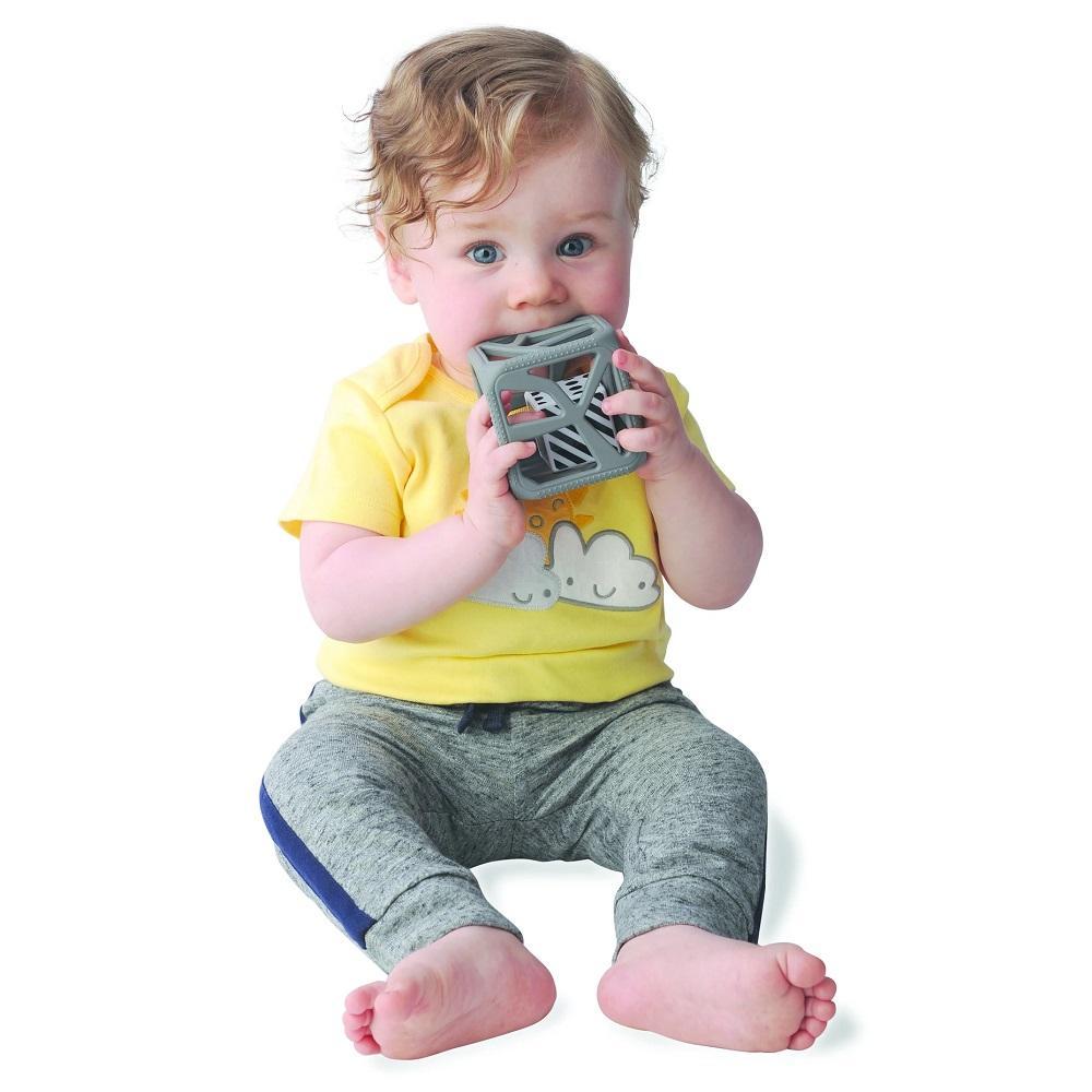 Malarkey Kids Chew Cube (Dark Grey)-Health-Malarkey Kids-025731 DG-babyandme.ca