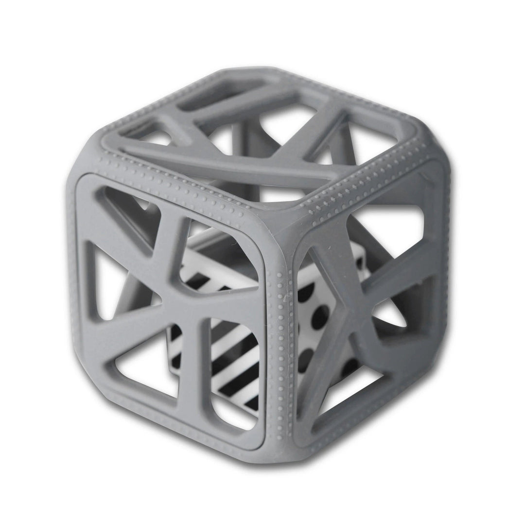 Malarkey Kids Chew Cube (Dark Grey)-Health-Malarkey Kids-025731 DG-babyandme.ca