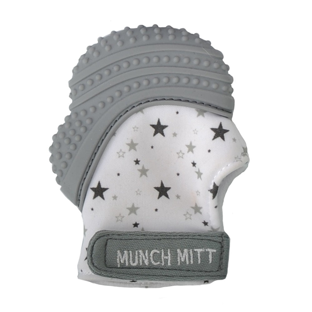 Malarkey Kids Munch Mini/Munch Mitt Combo (Grey Star)-Health-Malarkey Kids-030834 GS-babyandme.ca