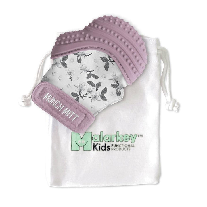 Malarkey Kids Munch Mitt (Lilac Bloom)-Health-Malarkey Kids-010343 LB-babyandme.ca