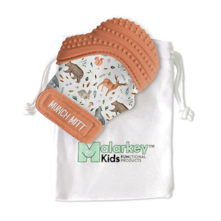 Malarkey Kids Munch Mitt (Woodland Animals)-Health-Malarkey Kids-010343 WA-babyandme.ca