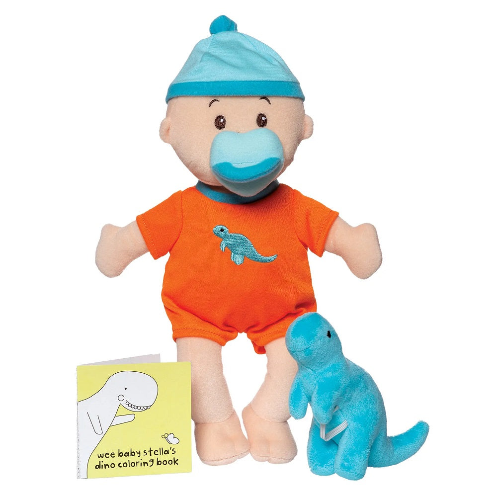 Manhattan Toy Wee Baby Stella Peach Tiny Dino Set-Toys & Learning-Manhattan Toy-031146 TD-babyandme.ca