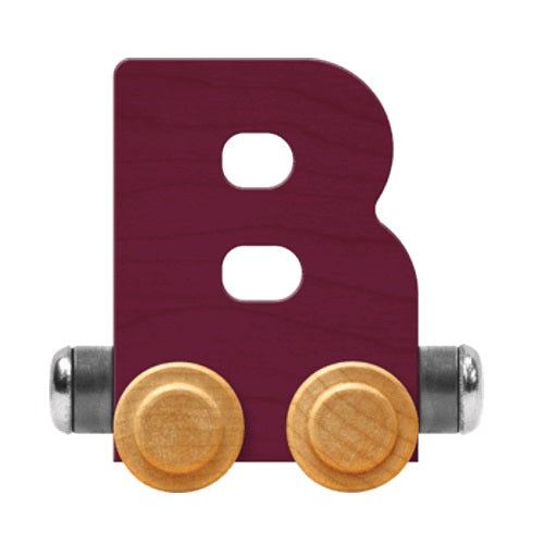 Maple Landmark Name Trains Bright Letter B-Toys & Learning-Maple Landmark-Purple-002889 B PU-babyandme.ca