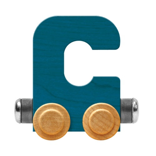 Maple Landmark Name Trains Bright Letter C-Toys & Learning-Maple Landmark-Blue-002889 C BL-babyandme.ca