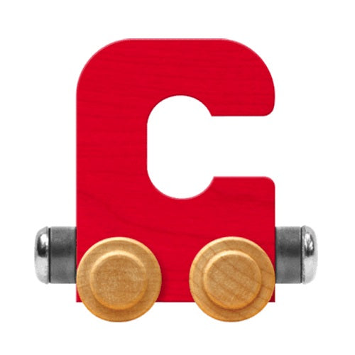 Maple Landmark Name Trains Bright Letter C-Toys & Learning-Maple Landmark-Red-002889 C RD-babyandme.ca