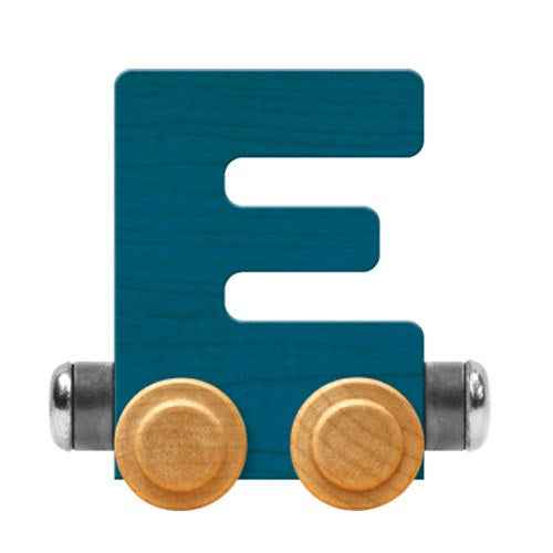 Maple Landmark Name Trains Bright Letter E-Toys & Learning-Maple Landmark-Blue-002889 E BL-babyandme.ca