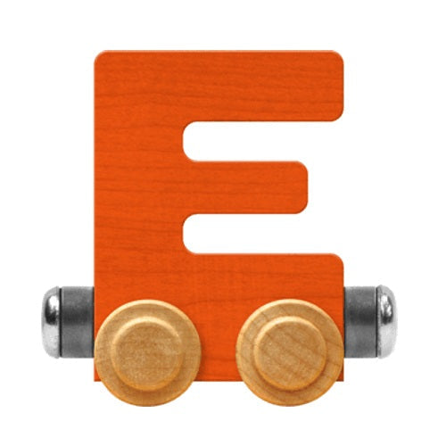 Maple Landmark Name Trains Bright Letter E-Toys & Learning-Maple Landmark-Orange-002889 E OR-babyandme.ca