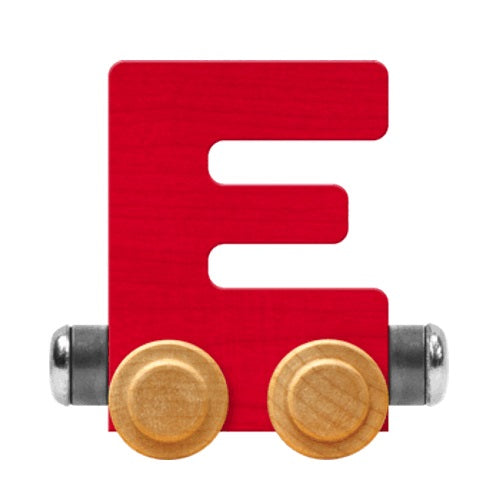 Maple Landmark Name Trains Bright Letter E-Toys & Learning-Maple Landmark-Red-002889 E RD-babyandme.ca