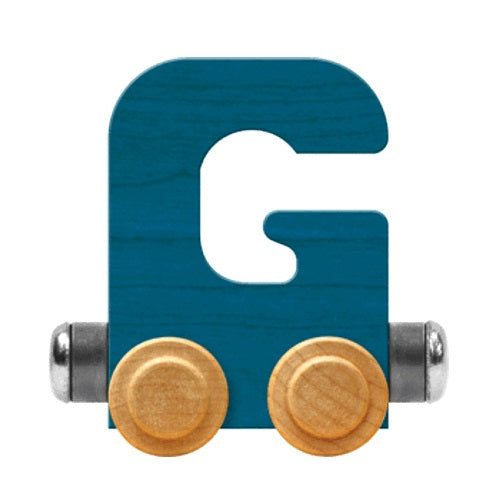 Maple Landmark Name Trains Bright Letter G-Toys & Learning-Maple Landmark-Blue-002889 G BL-babyandme.ca