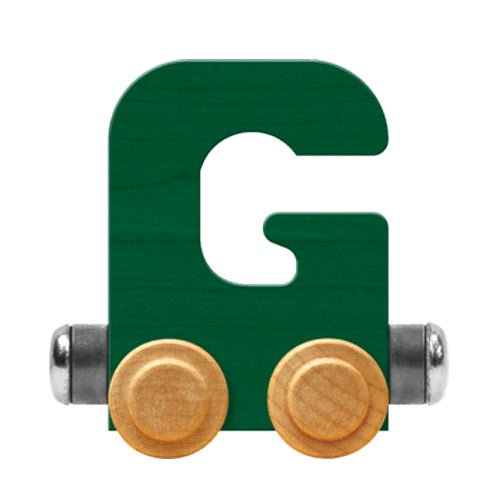 Maple Landmark Name Trains Bright Letter G-Toys & Learning-Maple Landmark-Green-002889 G GN-babyandme.ca