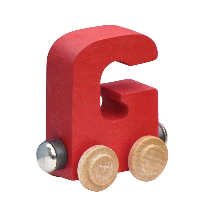 Maple Landmark Name Trains Bright Letter G-Toys & Learning-Maple Landmark-Red-002889 G RD-babyandme.ca