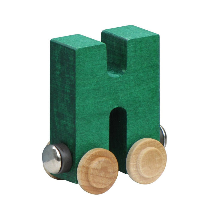 Maple Landmark Name Trains Bright Letter H-Toys & Learning-Maple Landmark-Green-002889 H GN-babyandme.ca