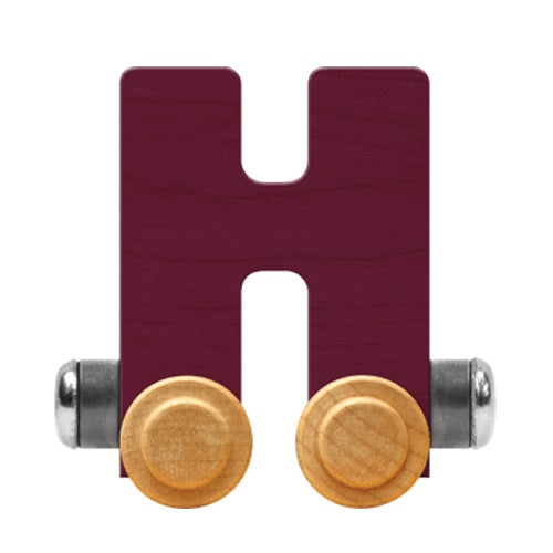 Maple Landmark Name Trains Bright Letter H-Toys & Learning-Maple Landmark-Purple-002889 H PU-babyandme.ca