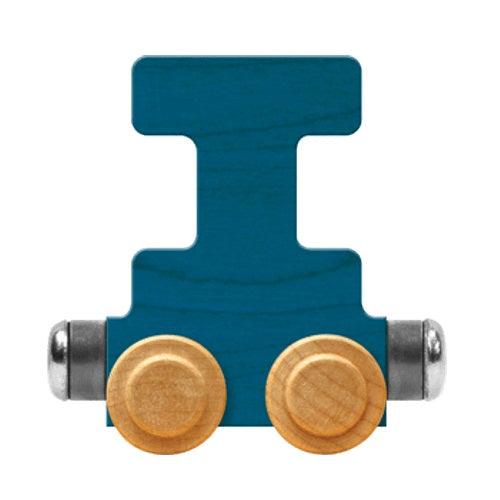 Maple Landmark Name Trains Bright Letter I-Toys & Learning-Maple Landmark-Blue-002889 i BL-babyandme.ca