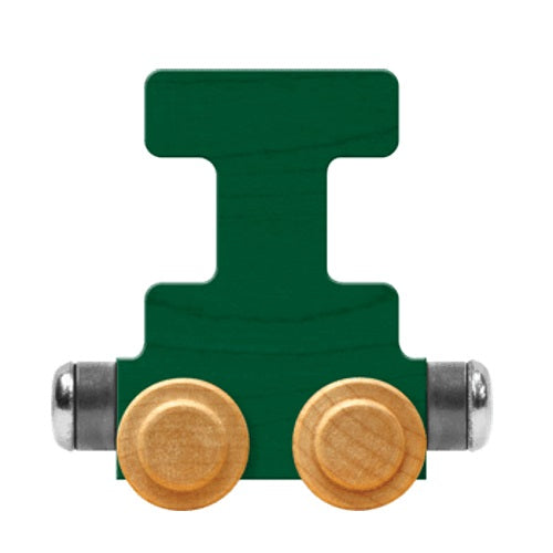 Maple Landmark Name Trains Bright Letter I-Toys & Learning-Maple Landmark-Green-002889 i GN-babyandme.ca