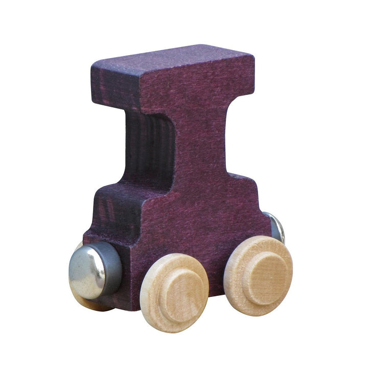 Maple Landmark Name Trains Bright Letter I-Toys & Learning-Maple Landmark-Purple-002889 i PU-babyandme.ca