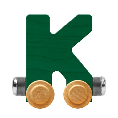 Maple Landmark Name Trains Bright Letter K-Toys & Learning-Maple Landmark-Green-002889 K GN-babyandme.ca