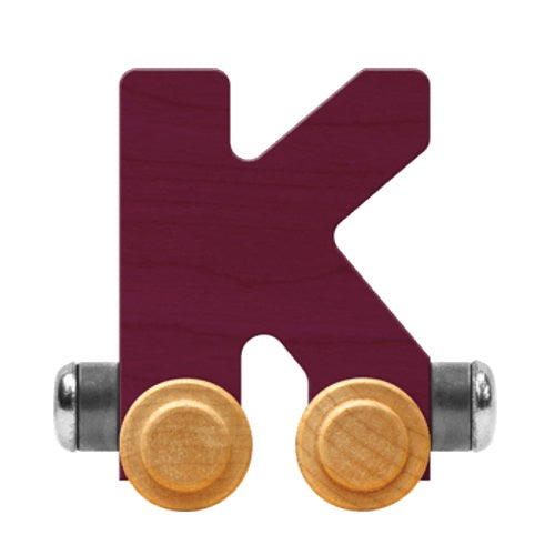 Maple Landmark Name Trains Bright Letter K-Toys & Learning-Maple Landmark-Purple-002889 K PU-babyandme.ca