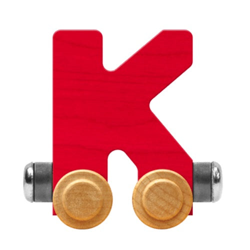 Maple Landmark Name Trains Bright Letter K-Toys & Learning-Maple Landmark-Red-002889 K RD-babyandme.ca