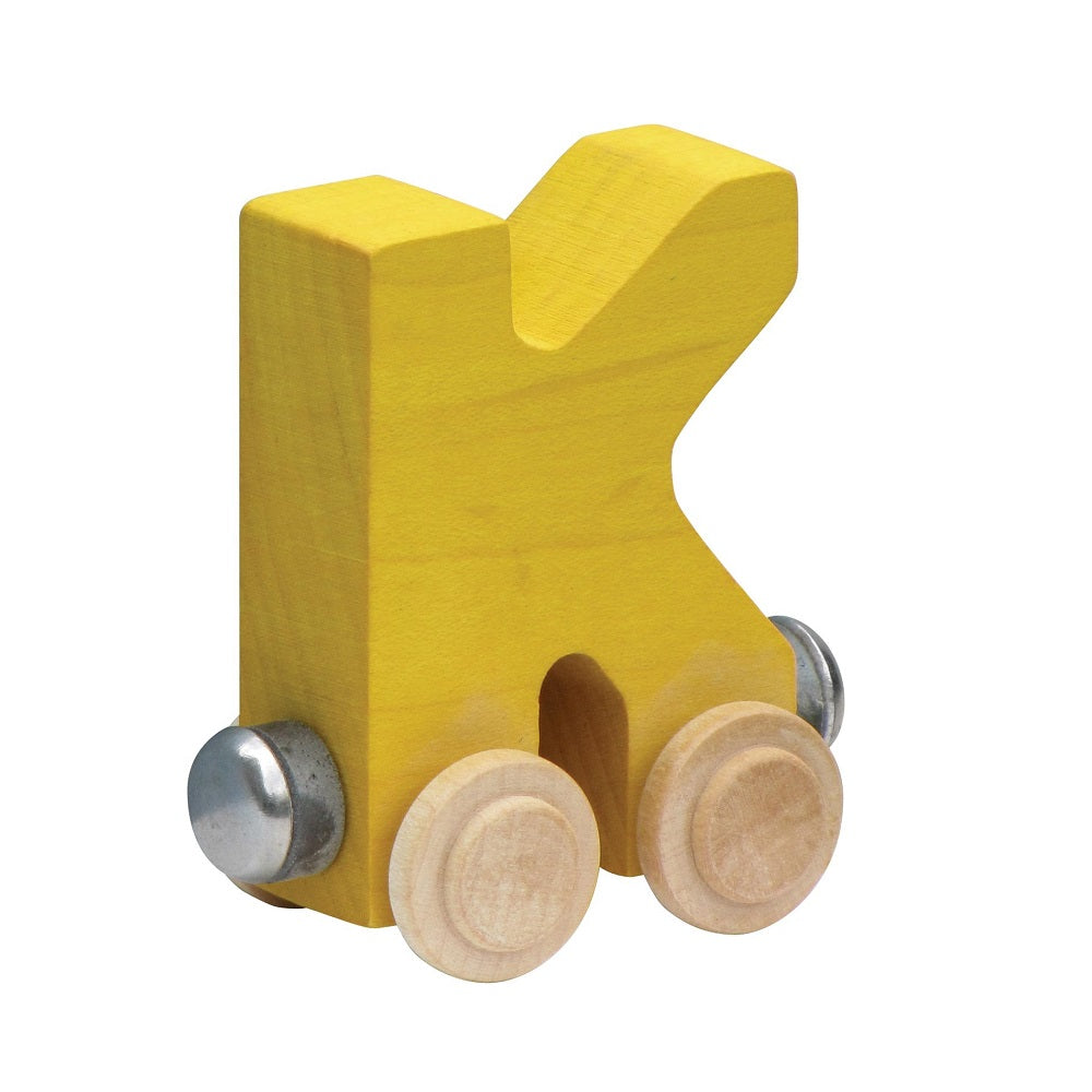 Maple Landmark Name Trains Bright Letter K-Toys & Learning-Maple Landmark-Yellow-002889 K YW-babyandme.ca