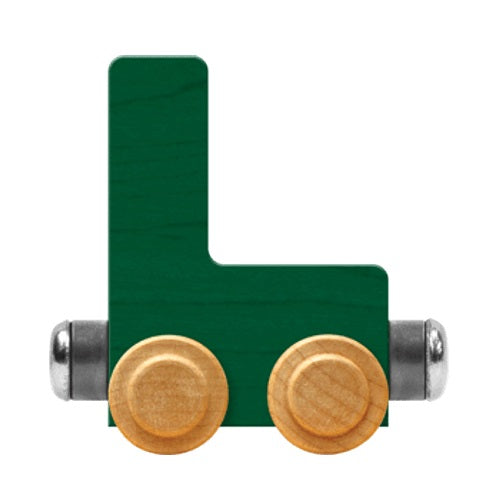 Maple Landmark Name Trains Bright Letter L-Toys & Learning-Maple Landmark-Green-002889 L GN-babyandme.ca