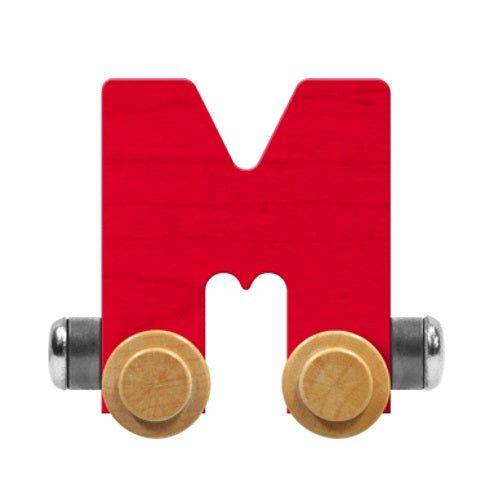 Maple Landmark Name Trains Bright Letter M-Toys & Learning-Maple Landmark-Red-002889 M RD-babyandme.ca