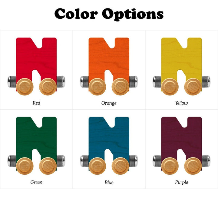 Maple Landmark Name Trains Bright Letter N-Toys & Learning-Maple Landmark--babyandme.ca