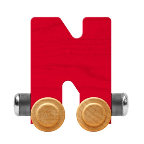 Maple Landmark Name Trains Bright Letter N-Toys & Learning-Maple Landmark-Red-002889 N RD-babyandme.ca