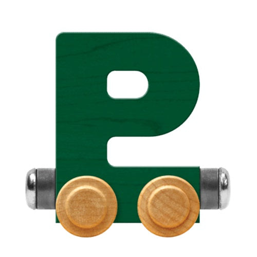 Maple Landmark Name Trains Bright Letter P-Toys & Learning-Maple Landmark-Green-002889 P GN-babyandme.ca