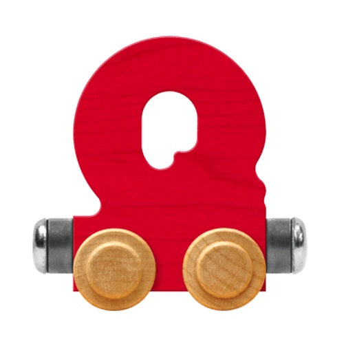 Maple Landmark Name Trains Bright Letter Q-Toys & Learning-Maple Landmark-Red-002889 Q RD-babyandme.ca