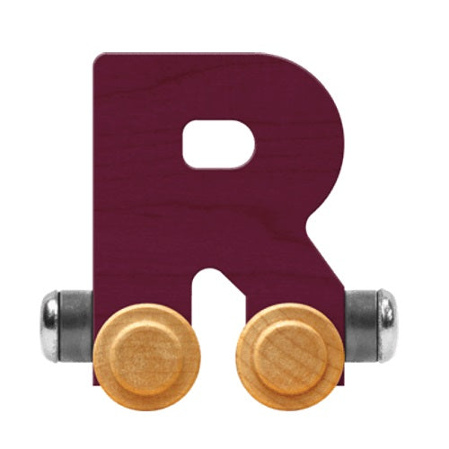 Maple Landmark Name Trains Bright Letter R-Toys & Learning-Maple Landmark-Purple-002889 R PU-babyandme.ca