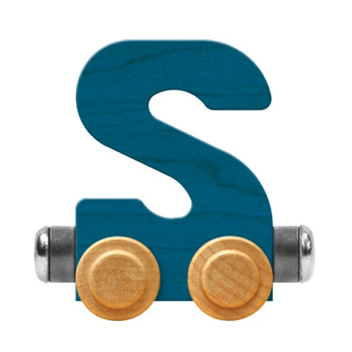 Maple Landmark Name Trains Bright Letter S-Toys & Learning-Maple Landmark-Blue-002889 S BL-babyandme.ca