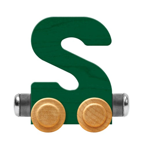 Maple Landmark Name Trains Bright Letter S-Toys & Learning-Maple Landmark-Green-002889 S GN-babyandme.ca