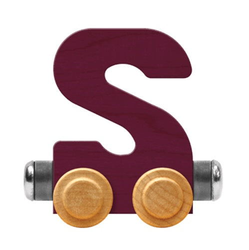 Maple Landmark Name Trains Bright Letter S-Toys & Learning-Maple Landmark-Purple-002889 S PU-babyandme.ca