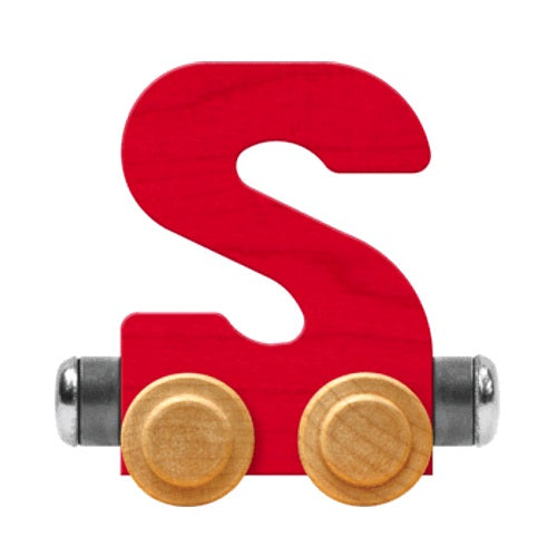 Maple Landmark Name Trains Bright Letter S-Toys & Learning-Maple Landmark-Red-002889 S RD-babyandme.ca