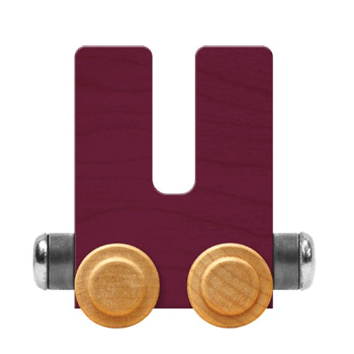 Maple Landmark Name Trains Bright Letter U-Toys & Learning-Maple Landmark-Purple-002889 U PU-babyandme.ca