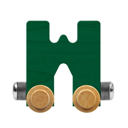 Maple Landmark Name Trains Bright Letter W-Toys & Learning-Maple Landmark-Green-002889 W GN-babyandme.ca