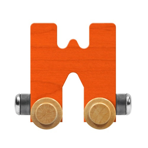 Maple Landmark Name Trains Bright Letter W-Toys & Learning-Maple Landmark-Orange-002889 W OR-babyandme.ca