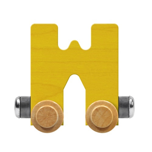 Maple Landmark Name Trains Bright Letter W-Toys & Learning-Maple Landmark-Yellow-002889 W YW-babyandme.ca