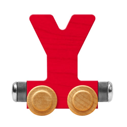 Maple Landmark Name Trains Bright Letter Y-Toys & Learning-Maple Landmark-Red-002889 Y RD-babyandme.ca