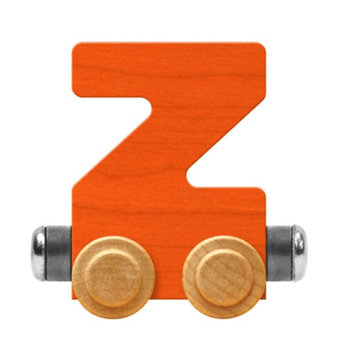 Maple Landmark Name Trains Bright Letter Z-Toys & Learning-Maple Landmark-Orange-002889 Z OR-babyandme.ca