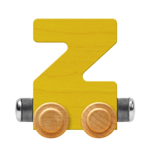 Maple Landmark Name Trains Bright Letter Z-Toys & Learning-Maple Landmark-Yellow-002889 Z YW-babyandme.ca