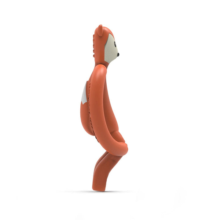 Matchstick Monkey Animal Teether (Fudge Fox)-Health-Matchstick Monkey-025153 FF-babyandme.ca