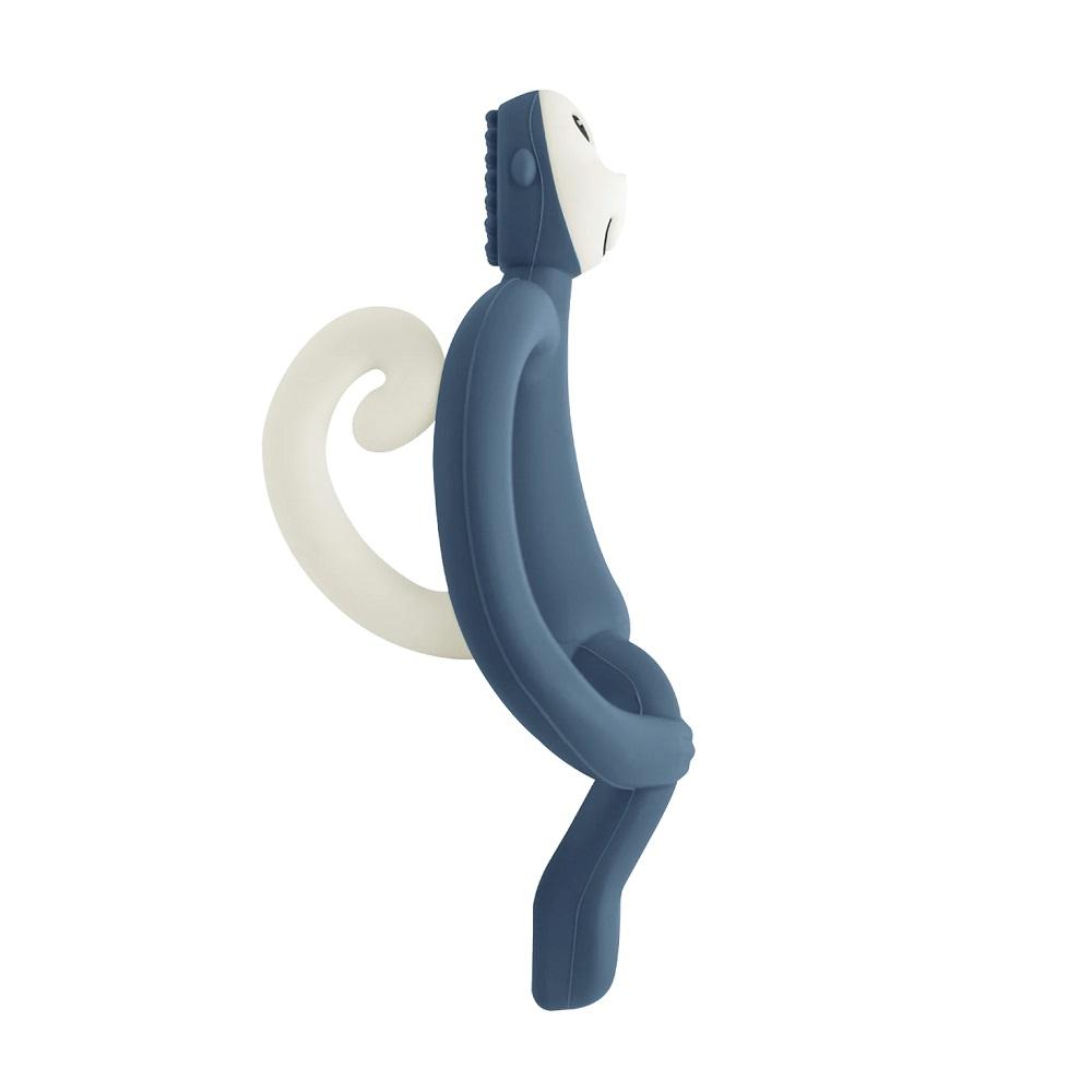 Matchstick Monkey Original Teething Toy (Airforce Blue)-Health-Matchstick Monkey-025153 AB-babyandme.ca