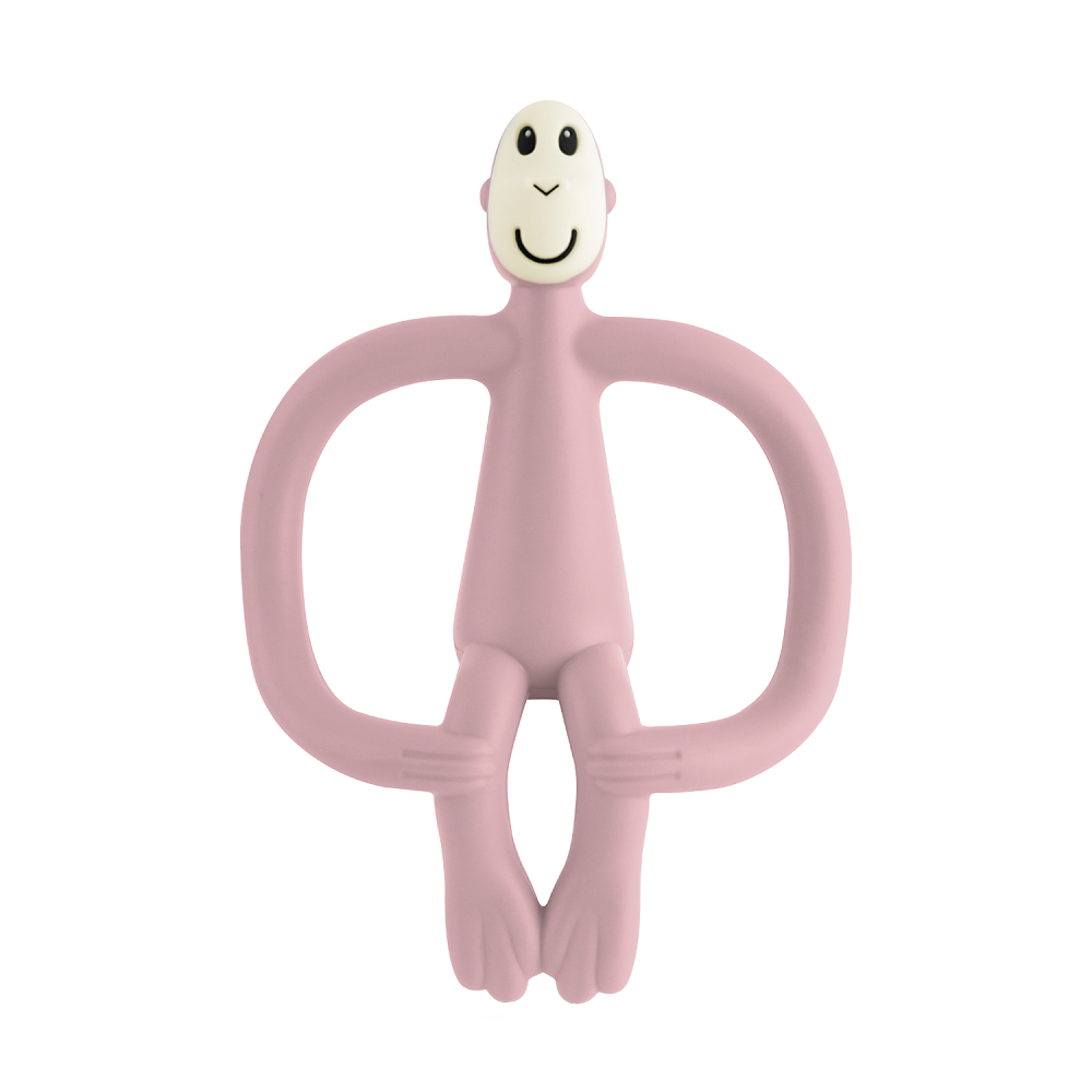 Matchstick Monkey Original Teething Toy (Dusty Pink)-Health-Matchstick Monkey-025153 DP-babyandme.ca