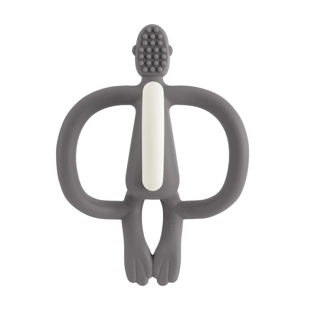 Matchstick Monkey Original Teething Toy (Grey)-Health-Matchstick Monkey-025153 GY-babyandme.ca