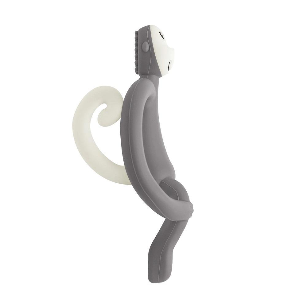 Matchstick Monkey Original Teething Toy (Grey)-Health-Matchstick Monkey-025153 GY-babyandme.ca